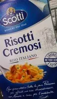 Mängden socker i risotti cremosi scotti