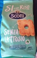 Mängden socker i Si con riso senza lattosio biscotto rustico