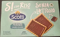 Mängden socker i Si con riso biscotto e cioccolato senza lattosio