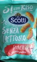 Mängden socker i Si con riso senza lattosio - snack gusto pizza