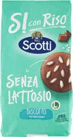 Mängden socker i Si con riso senza lattosio biscotto con riso e cacao