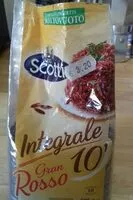 Mängden socker i Riso Scotfi gran rosso integrale 10'
