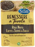 Mängden socker i Riso nero farro semi di zucca