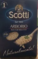 Mängden socker i Arborio