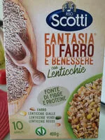 Mängden socker i Fantasia di farro con lenticchie