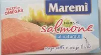 Mängden socker i Filetto di salmone al naturale
