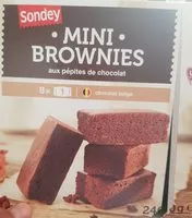 Mängden socker i Mini Brownies aux Pépites de Chocolat