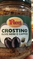 Mängden socker i Crostino  olive nere e capperi
