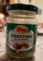 Mängden socker i Crostino di funghi aromatizzati al tartufo