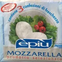 Mängden socker i Mozzarella