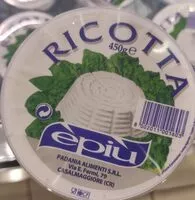 Mängden socker i Ricotta