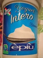 Mängden socker i Yogurt intero bianco