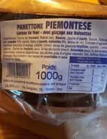 Mängden socker i Panettone Piemontese