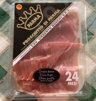 Mängden socker i Prosciutto di Parma