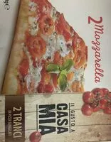 Mängden socker i Pizza familiale mozzarella