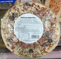 Mängden socker i Pizza Royale surgelée
