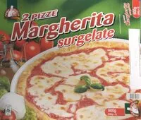 Mängden socker i Pizza margherita surgelata