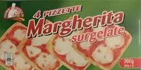 Mängden socker i Margherita surgelate