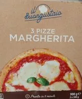 Mängden socker i 3 pizze Margherita