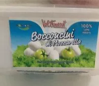 Mängden socker i Bocconcini di mozzarella