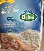 Mängden socker i Mozzarella a cubetti
