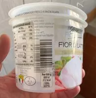 Mängden socker i Fiorilatte
