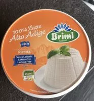 Mängden socker i ricotta 100% latte alto adige