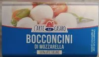 Mängden socker i Bocconcini di mozzarella