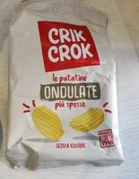 Mängden socker i Le patatine ONDULATE più spesse