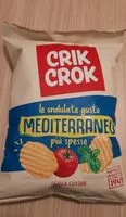 Mängden socker i Crik Crok Mediterraneo