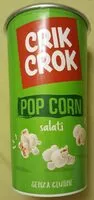 Mängden socker i Pop corn salati senza glutine
