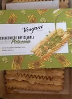 Mängden socker i Chiacchiere classiche con crema da spalmare al pistacchio