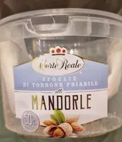 Mängden socker i Torrone friabile alle Mandorle