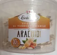 Mängden socker i Sfoglie di torrone friabile
