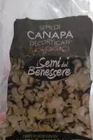 Mängden socker i Semi di canapa decorticati biologici