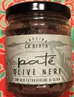 Mängden socker i Pate olive nere