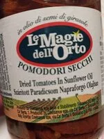 Mängden socker i Pomodori secchi