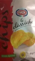 Mängden socker i Chips le classiche
