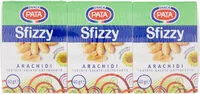 Mängden socker i Sfizzy arachidi tostate-salate-sottovuoto
