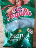 Mängden socker i Tortilla Paquita B. B. Q.