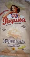 Mängden socker i Paquìta tortilla blanca