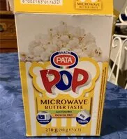 Mängden socker i Pop microwave butter taste