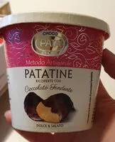 Mängden socker i Patatine ricoperte con cioccolato