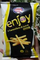 Mängden socker i Enjoy - il fiammifero di patata