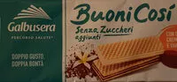 Mängden socker i Galbusera Wafercosi Cacao / Vanilla
