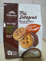 Mängden socker i Cereali integrali farciti con crema di gianduia nero