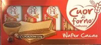 Mängden socker i Wafer cacao