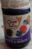 Mängden socker i Confetture extra di frutti di bosco