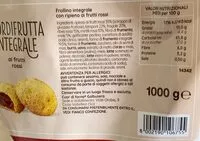 Mängden socker i Mordifrutta integrale