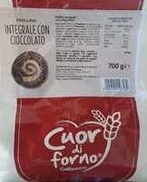 Mängden socker i Frollino integrale con cioccolato